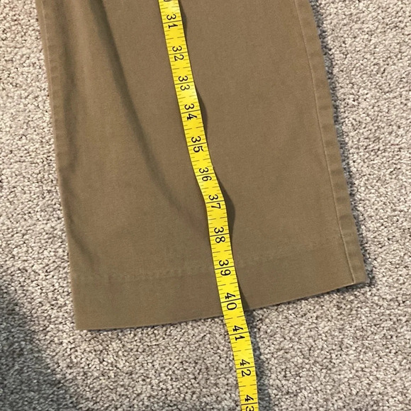 Dressbarn Flat Front Khaki Pants 10 - Picture 7 of 13